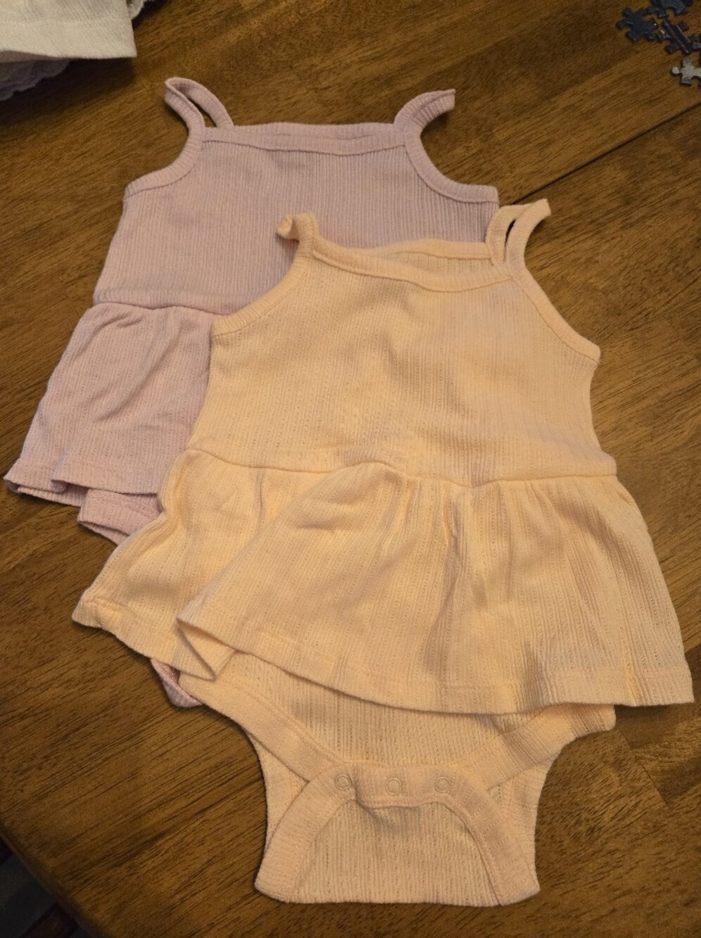 Gerber Ribbed Tank Skirted Bodysuits